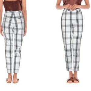 AnnaRita N plaid cropped pants sz6